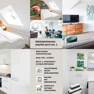 Apartment Semper Suite: Tranquil 2-room Near Hofgarten